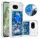 thumbnail image 1 of Funda Para Google Pixel 8a Con Brillo Líquido, Protección Completa Y Soporte De Anillo Giratorio, 1 of 4