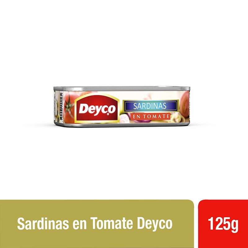 Sardina Tomate Lata Drenado 75 g - Neto 125 g Deyco