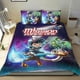 thumbnail image 1 of Miles del Mañana Conjunto de sábanas temático, trío de piezas, cómodo y amigable con la piel, diseño único, regalo de decoración para el hogar para familiares, amigos y fans,173cm *218cm, 1 of 6