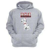 Genérico - Polerón Canguro 101 Perritos Manchas Gris Claro Talla L Unisex