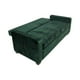 thumbnail image 2 of Sofa Cama Milano Tres Posiciones Felpa Verde, 2 of 3