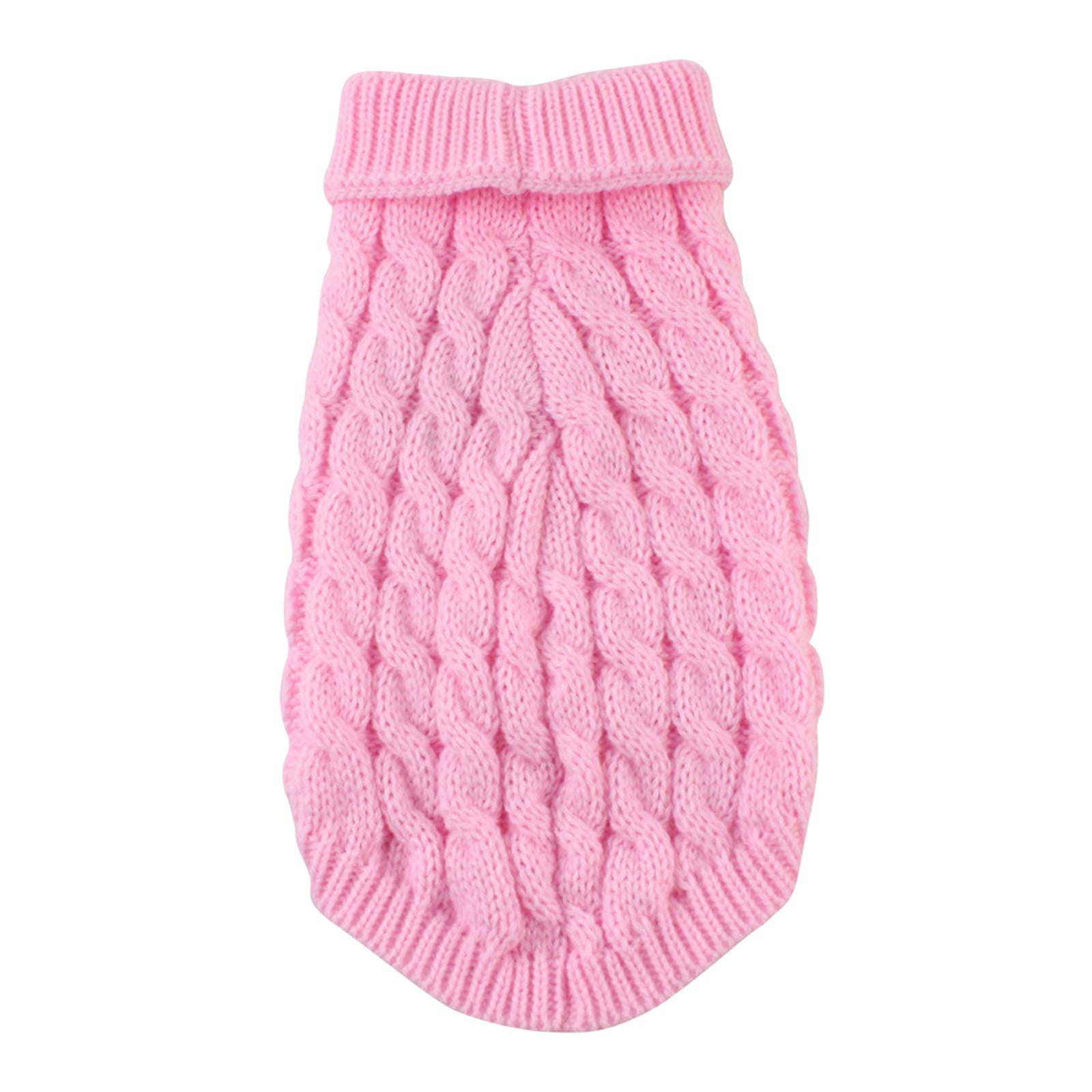 Suéter Para Perro, Suave, Clásico, De Punto, Cálido, Para Mascotas, Para Viajes, Fiestas, Picnics, Rosa, L