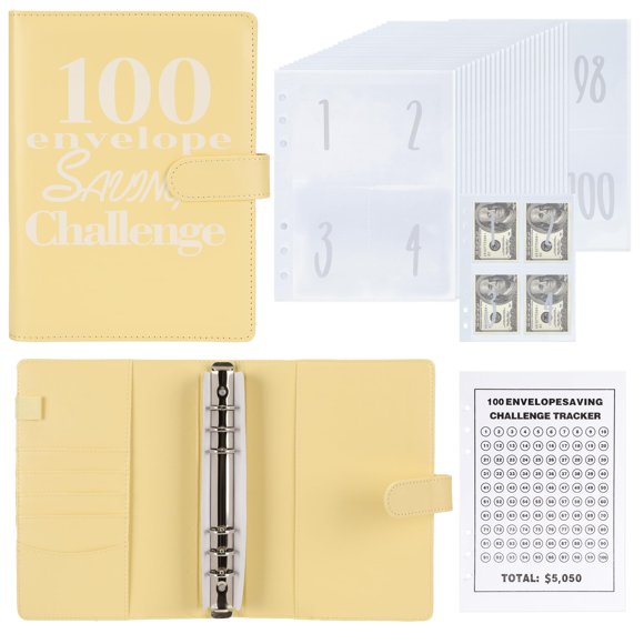 Carpeta de Ahorro NICOOTH – Reto de 100 Sobres $5,050