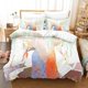 thumbnail image 1 of New Natsume's Book of Friends Bedding Set Single Twin Full Size Bed Set Adult Kid Bedroom Duvet cover Sets Anime Bed Bed Sheets, 1 of 5