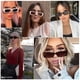 thumbnail image 3 of Gafas De Sol Retro Rectangle Uv400 Para Mujeres Y Hombres, 3 of 7