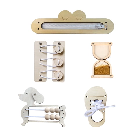 Bothyi - Tablero Ocupado Montessori, Accesorios De Bricolaje, Material Para Juguetes De Viaje, Estilo A Para Niños