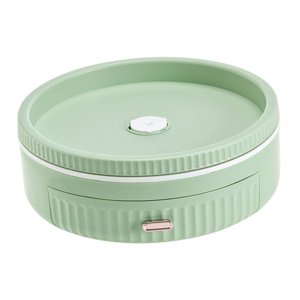 Magideal - Organizador Giratorio, Soporte Para Condimentos, Bandeja De Almacenamiento, Bandeja Para Especias, Estante Para Especias Para Decoración De Armario Verde