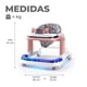 thumbnail image 3 of Caminadora Andador Bebe Camion Musical Anticaida Stylish Rosado, 3 of 7