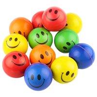 Linea Sport - Pelota Antiestrés Pack X12 Smile Juguete Sorpresa