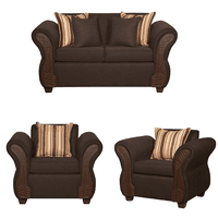 Ruzam Mobel - Juego De Living 2-1-1 Marsella Cafe