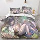 thumbnail image 1 of Genshin_Impact 3 PCS Comforter Set with 2 Pillowcases,Genshin_Impact Bedding Set Sheet Set for Kids Adults,All Season Lightweight, 1 of 5