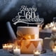 thumbnail image 5 of Topper Para Pastel 60 º Aniversario En Glitter Plateado, 5 of 9