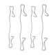 thumbnail image 5 of Resorte De Retorno De Pinza De Freno Trasero, 4 Uds., Bpf1755H, Profesional, Resistente, 5 of 5