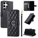 thumbnail image 1 of Funda Acolchada con Anilla y Correa para Samsung Galaxy S25 Ultra Slots para Tarjetas Negro, 1 of 5