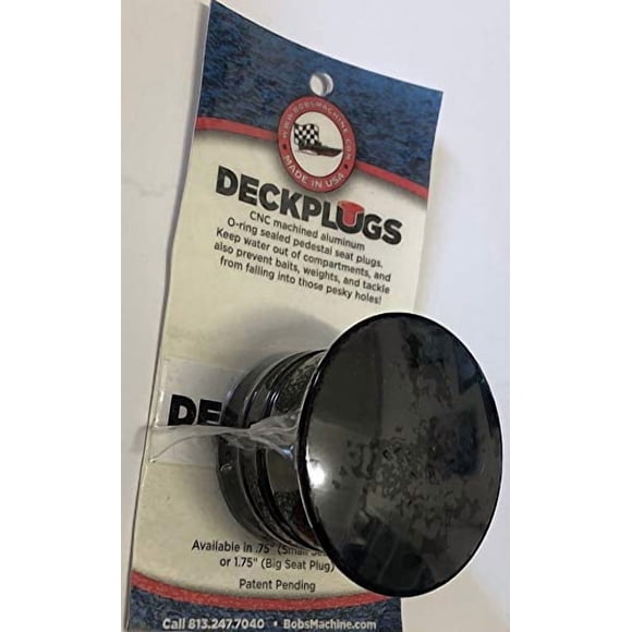 Tapón Deckplugs Bob's Machine 311-000001BK negro de 4,5 cm