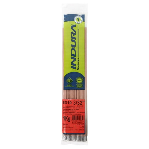 Electrodo 6010 3/32" 1 kg Indura