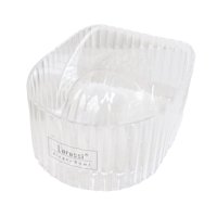 Ioensy - Nail Soaking Bowl Nail Art Tool Para Manicura Home Salon Nail Spa Girls Clear