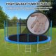 thumbnail image 5 of Red de Seguridad para Trampolín ECYITISY 305 cm Resistente a UV Negro, 5 of 7