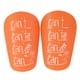 thumbnail image 3 of 2 Uds Mini Espinilleras De Fútbol Protección De Piernas Para Deportes Al Aire Libre Juego De Fútbol Naranja 10cm X 6cm, 3 of 3