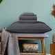 thumbnail image 3 of Juego de sábanas Utopia Bedding Queen Jersey de algodón gris oscuro, 3 of 6