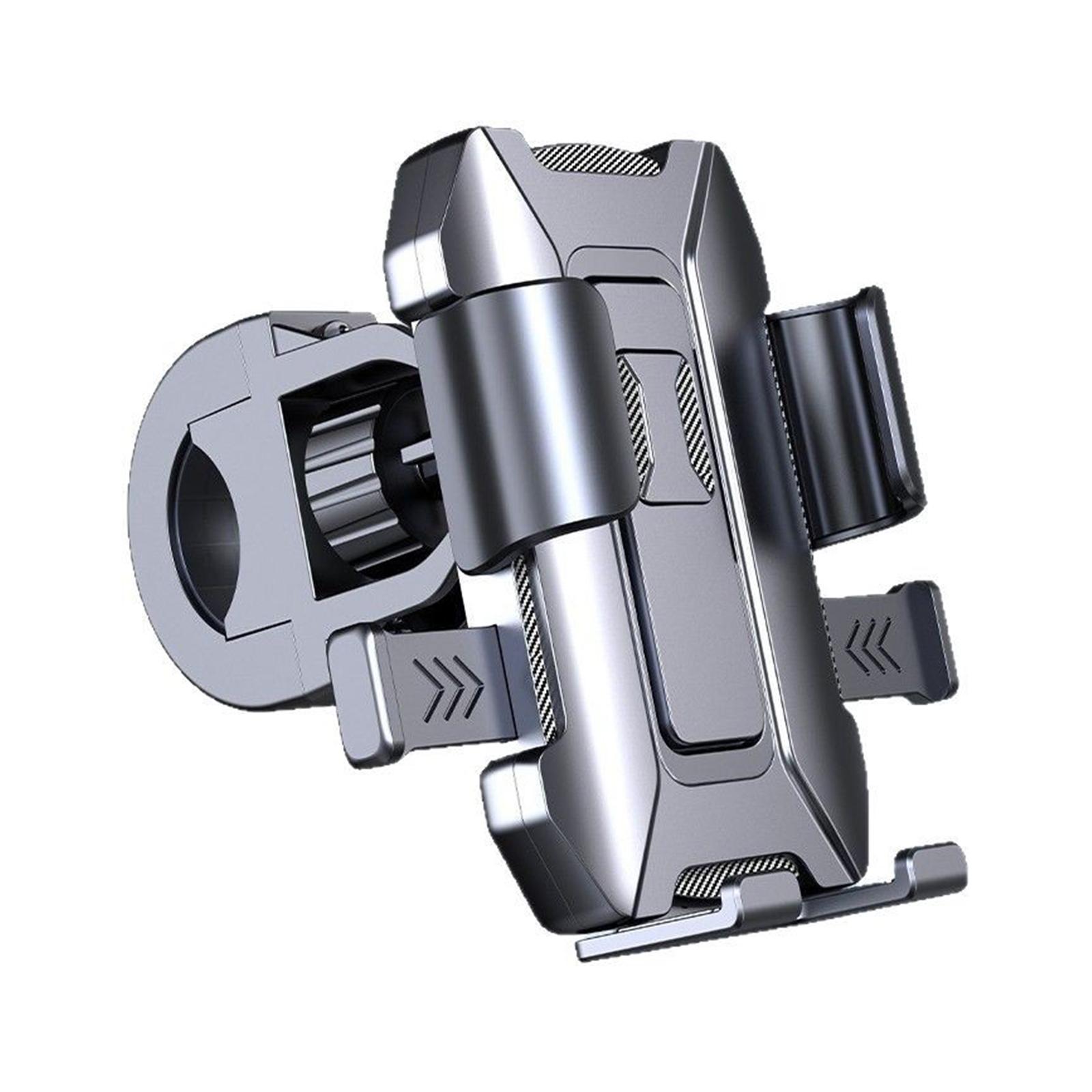 Magideal - Soporte Genérico Para Teléfono De Motocicleta, Profesional, De Instalación Rápida, Fácil De Usar, Con Ángulo Y Estabilidad Ajustables. Incluye Accesor Montaje En El Manillar