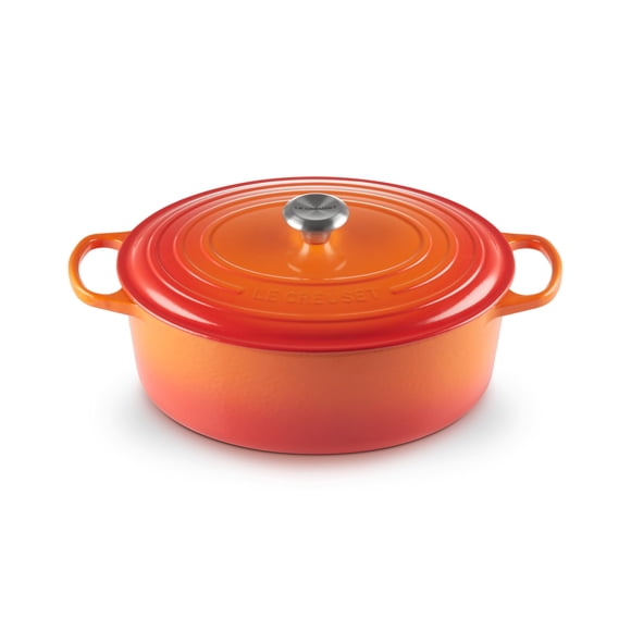 Horno holandés Le Creuset de hierro fundido esmaltado Signature Flame de 8 litros