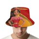 thumbnail image 4 of Princesa Elena de Avalor Sombrero bucket para adultos, gorra de protección solar, sombrero de pescador plegable para viajes al aire libre, pesca y actividades de verano, 4 of 6