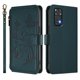 thumbnail image 2 of Funda Cartera Mariposa para [Xiaomi Redmi Note 12S 4G] con Soporte y Cremallera Verde oscuro, 2 of 6