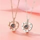 thumbnail image 2 of Projection Necklace I Love You 100 Languages Pendant Jewelry For Lover Girlfriend Couple Romantic Cute Accessories, 2 of 3