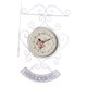 thumbnail image 1 of Reloj De Pared De Doble Cara Creativo Clásico Silencioso Para Decoración De Estudio De Oficina Blanco, 1 of 3