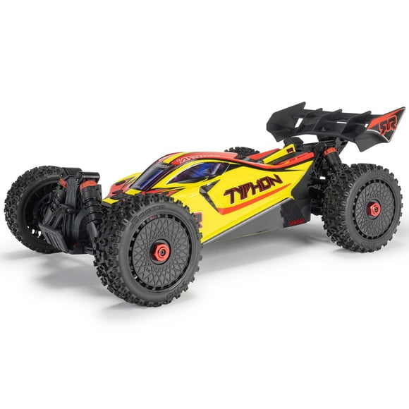 Auto RC ARRMA Typhon 1/8 4X4 Buggy a Escobillas Amarillo