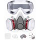 thumbnail image 1 of Respirador LAUCO reutilizable de media cara con 10 filtros, 1 of 3