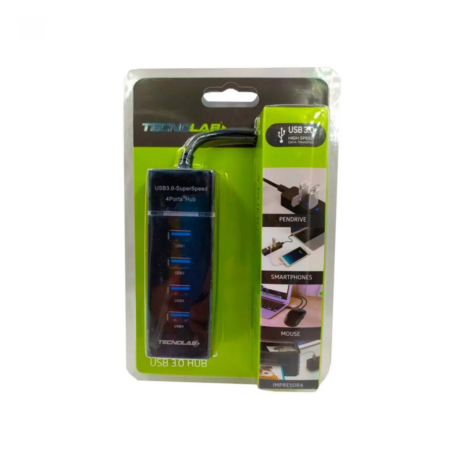 Tecnolab - Multi Puertos Usb 3.0 Hub