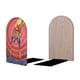 thumbnail image 2 of Sam Bigotes Sujetalibros decorativos temáticos, tope para estantería con base antideslizante, uso dual para hogar y oficina - 2 piezas, 2 of 6