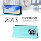 thumbnail image 3 of Funda Billetera con Soporte para Xiaomi Redmi Note 15 Pro Plus 5G Bloqueo RFID Plegable Verde menta, 3 of 6