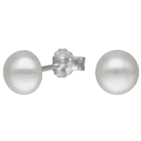 Lukso - Aros Con Media Perla 6 Mm En Plata 925