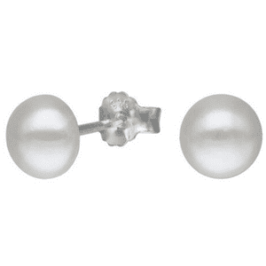 Lukso - Aros Con Media Perla 6 Mm En Plata 925