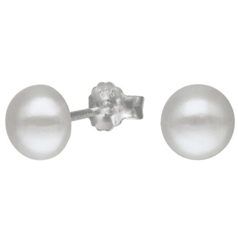 Lukso - Aros Con Media Perla 6 Mm En Plata 925