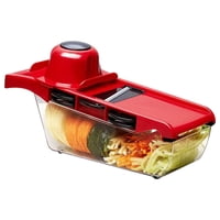 Genérico - Cortadora Y Rebanadora De Verduras 6 Modos Diferentes Rojo