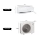thumbnail image 3 of Aire Acondicionado Split Muro Wind Inverter 18000 BTU Blanco, 3 of 11
