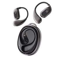 Aaronmei Auriculares Inalámbricos Rotativos Open-Ear Traducción Ai 144 Idiomas Bluetooth 5.4 Negro
