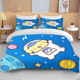 thumbnail image 1 of Kawaii Sanrio Pom Pom Purin Printed Bedding Set Cartoon Anime Duvet Cover Comforter Pillowcase Boys Girls Children Adults King Bed Sheets, 1 of 5