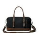 thumbnail image 2 of Bolso Sharo Classic Leather Weekender Duffle Lona Negra y Cuero Marrón, 2 of 6