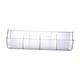 thumbnail image 2 of Organizador De Montaje En Pared, Estante Moderno Decorativo De 4 Rejillas Para Oficina, Despensa, Dormitorio, Blanco Translúcido, 2 of 3