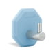 thumbnail image 1 of Gancho para regadera Sud Scrub antimicrobiano autoadherible azul, 1 of 7