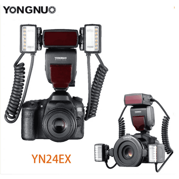 Flash Macro Yongnuo Yn24ex Ttl Para Canon