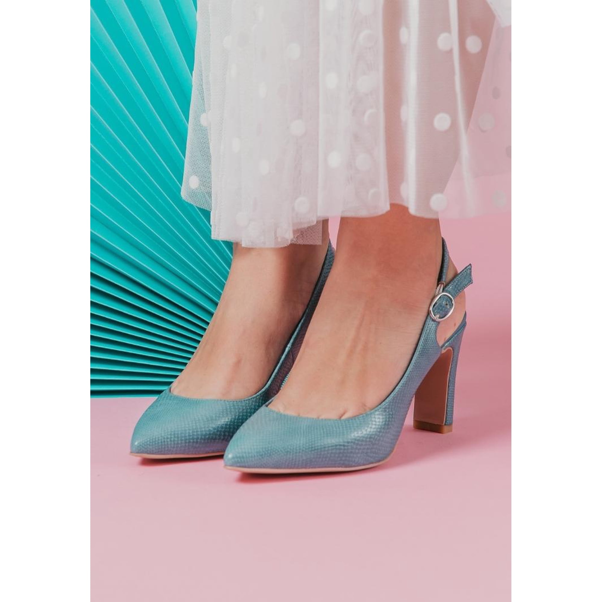 Eda Manzini - Zapato Ecrin Azul