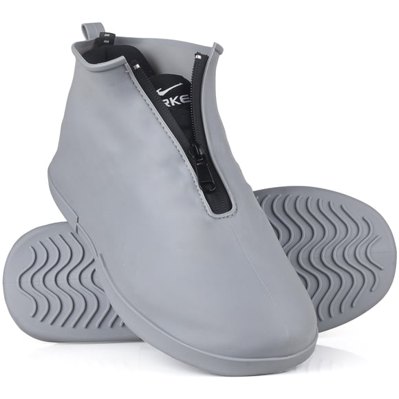 Cubiertas Impermeables para Zapatos KUAIGUXI Gris Antideslizantes Talla L
