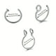 thumbnail image 2 of 3/5pcs Stainless Steel Septal Ring Clip for Unisex - Non-Piercing Body Jewelry for a Natural Look, 2 of 5