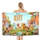 thumbnail image 1 of Kiff Toalla de playa de secado rápido con diseño temático, regalo para mujeres y niñas, ideal para cumpleaños, fans, amantes de la música, uso en la playa o al aire libre, 78 × 180 cm, 1 of 6